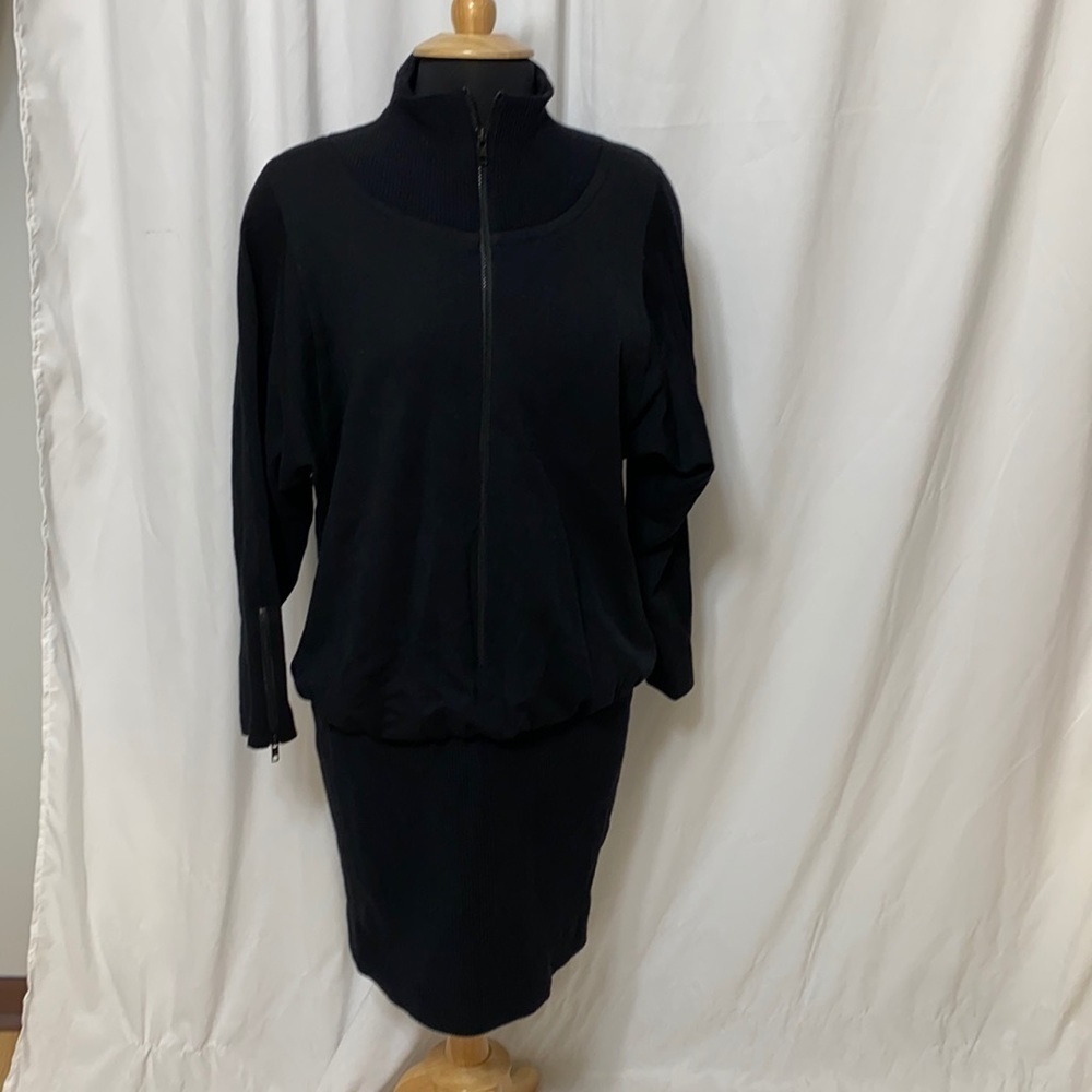 Vintage wool sweater dress by Le Crillon